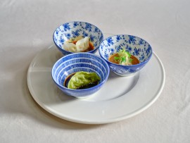 Gyoza, plněné knedlíčky / tři druhy